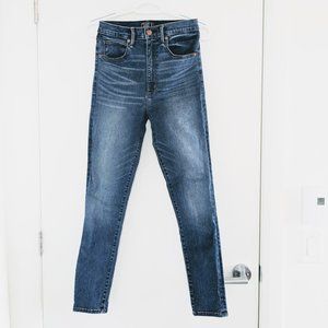 High Rise skinny jeans washed denim Abercrombie